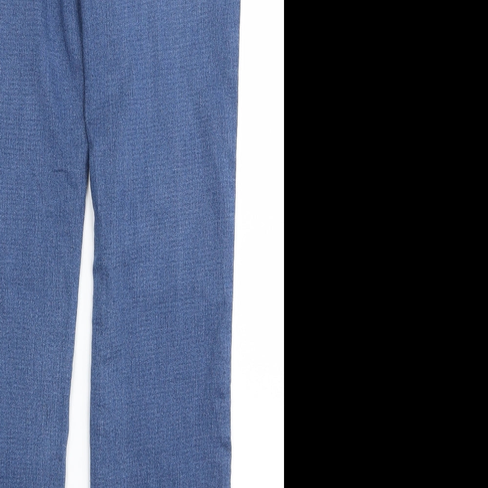 Womens UK Size 8 Preworn Regular Fit Bootcut Blue Jeans