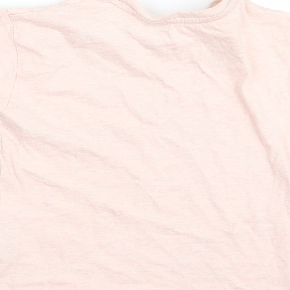 George Girls Pink Rayon Basic T-Shirt Size 8 Years - nap queen