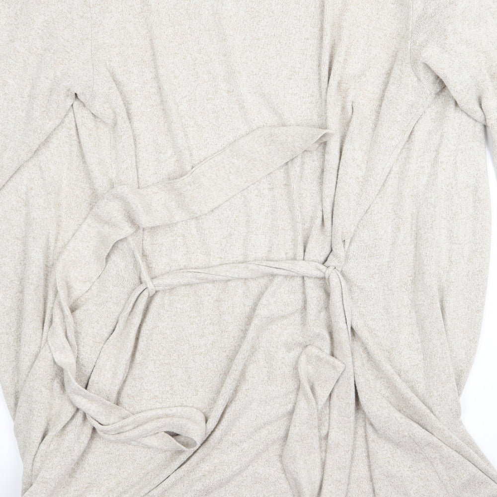 Preworn Womens Beige Cardigan Jumper Size M