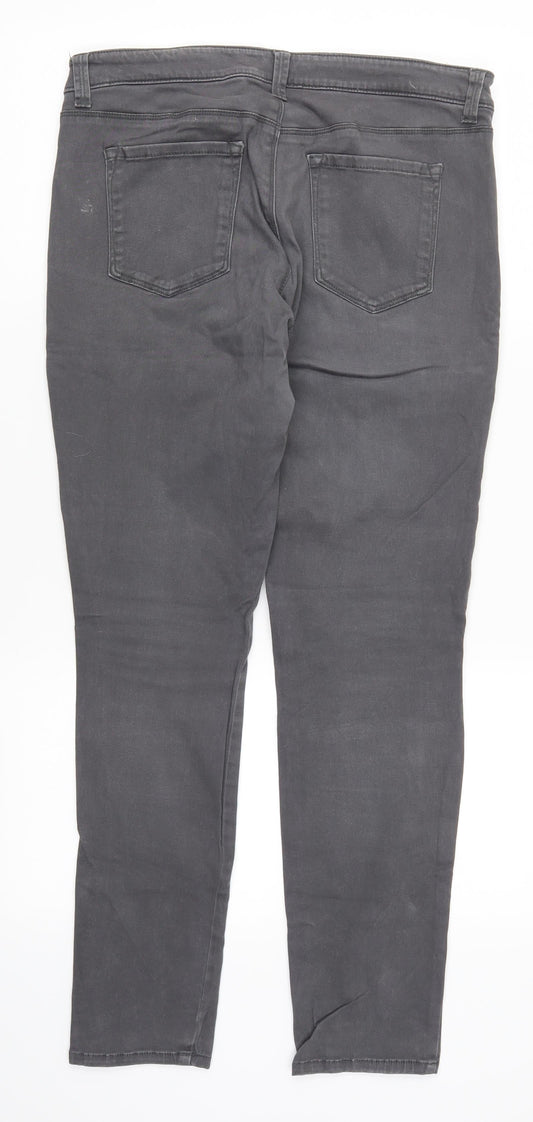 Gap Womens Grey Denim Skinny Jeans Size 12 L27 in