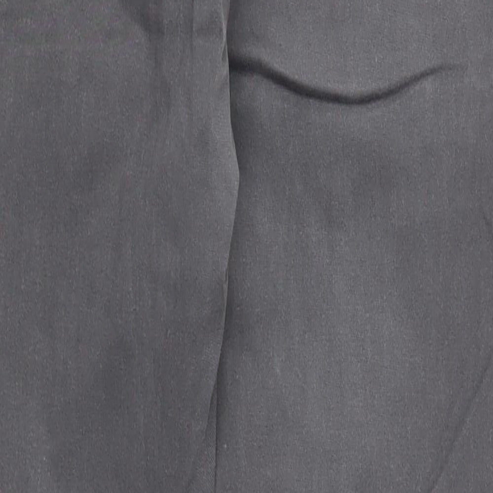 Brand and care label for Gap women’s grey denim skinny jeans, size UK 12, 27-inch leg
