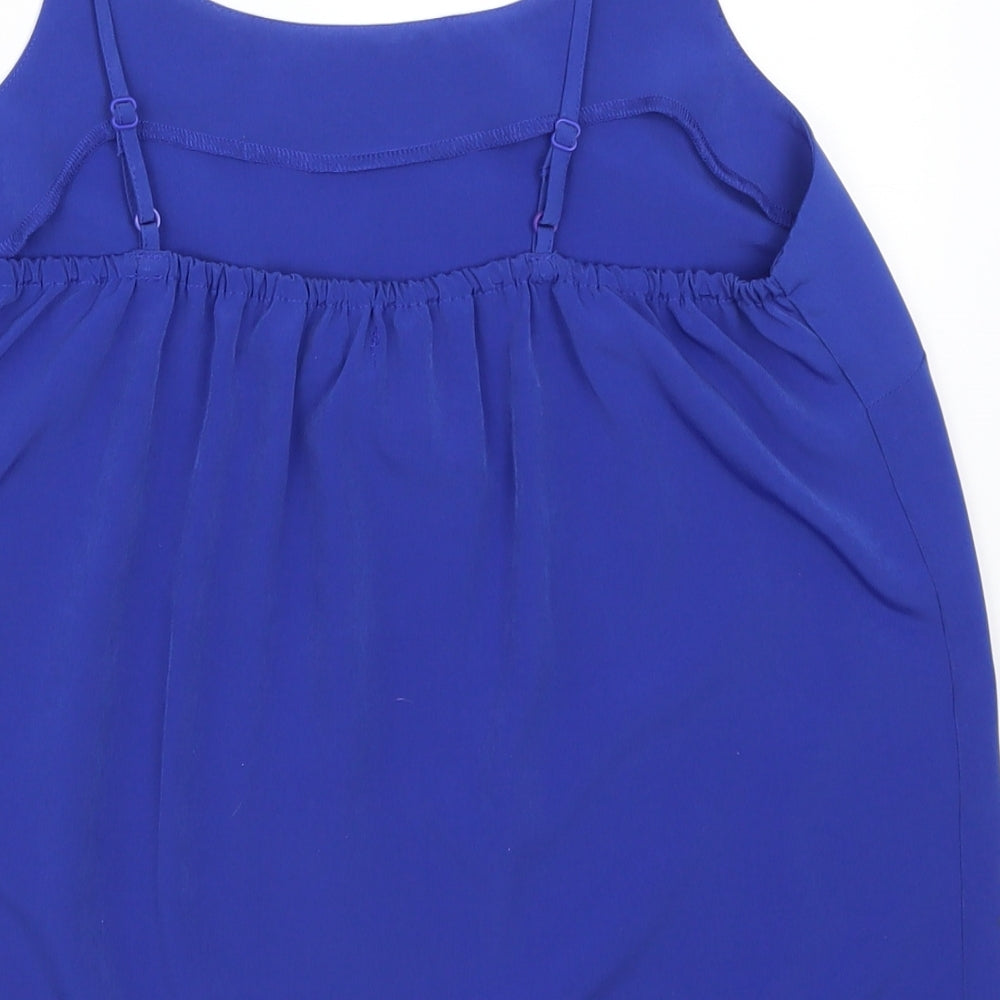 Papaya Womens Blue Basic Tank Size 10