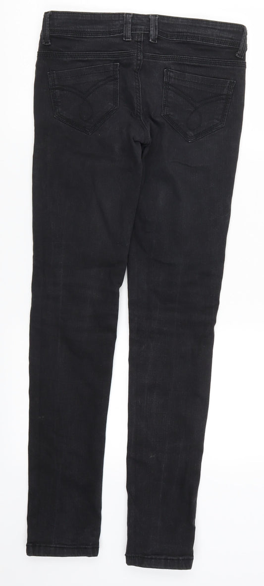 Denim Co Womens Black Denim Skinny Jeans Size 6 L29.5 in