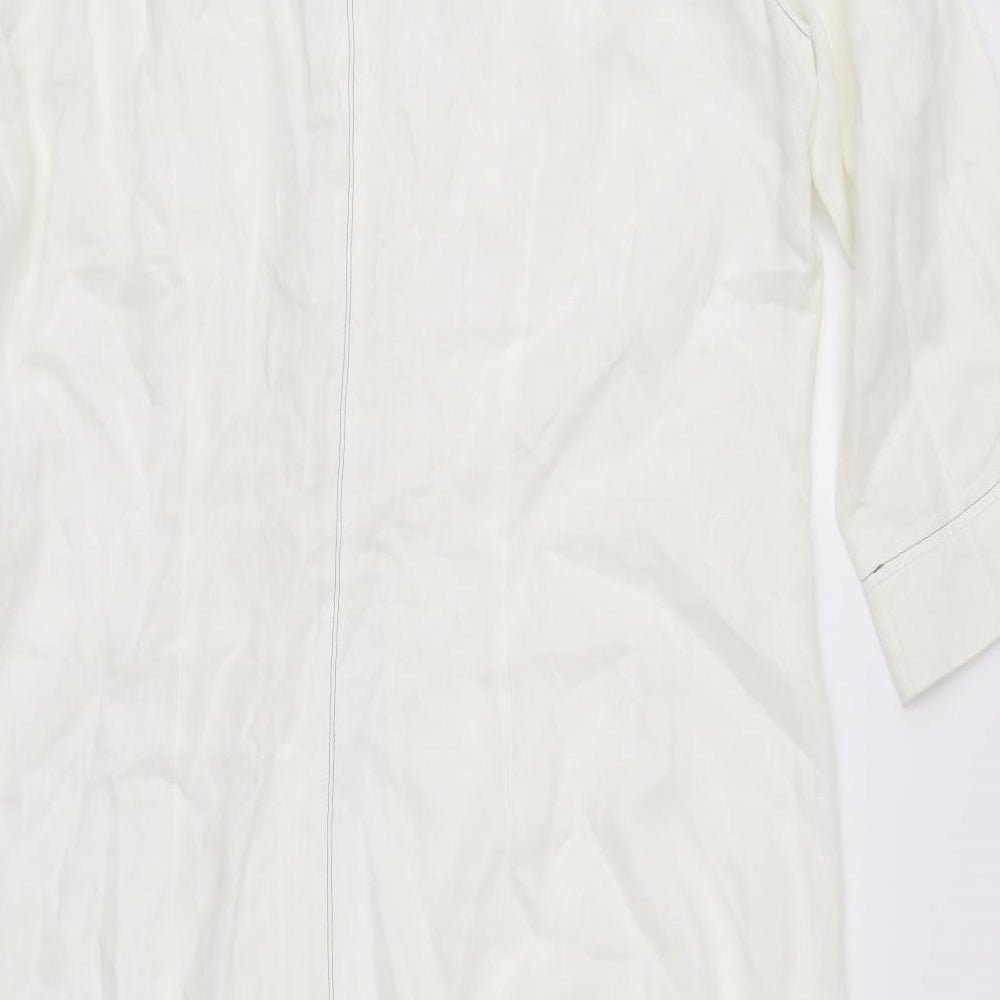 Brand and care label for Gerry Weber women’s ivory jacket, size UK 16