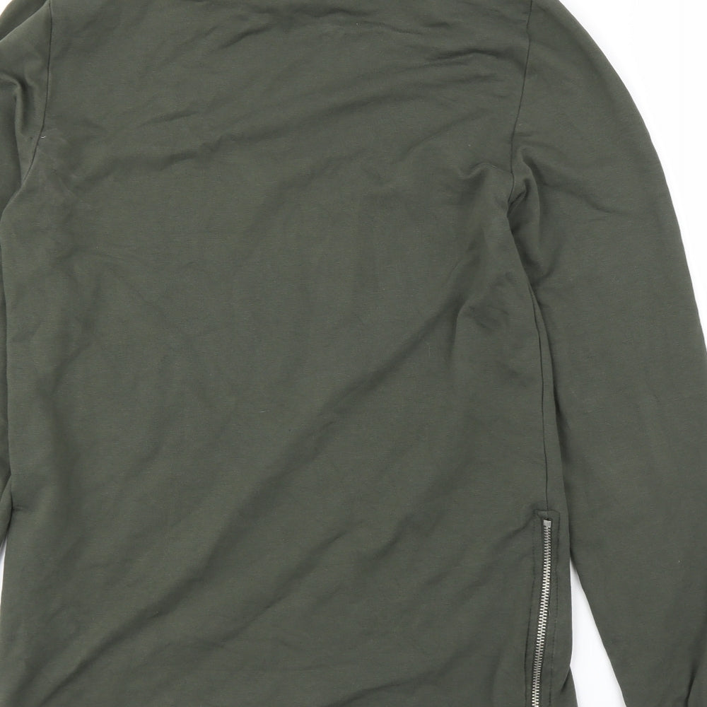 Mens UK Size S ASOS Green Pullover Sweatshirt