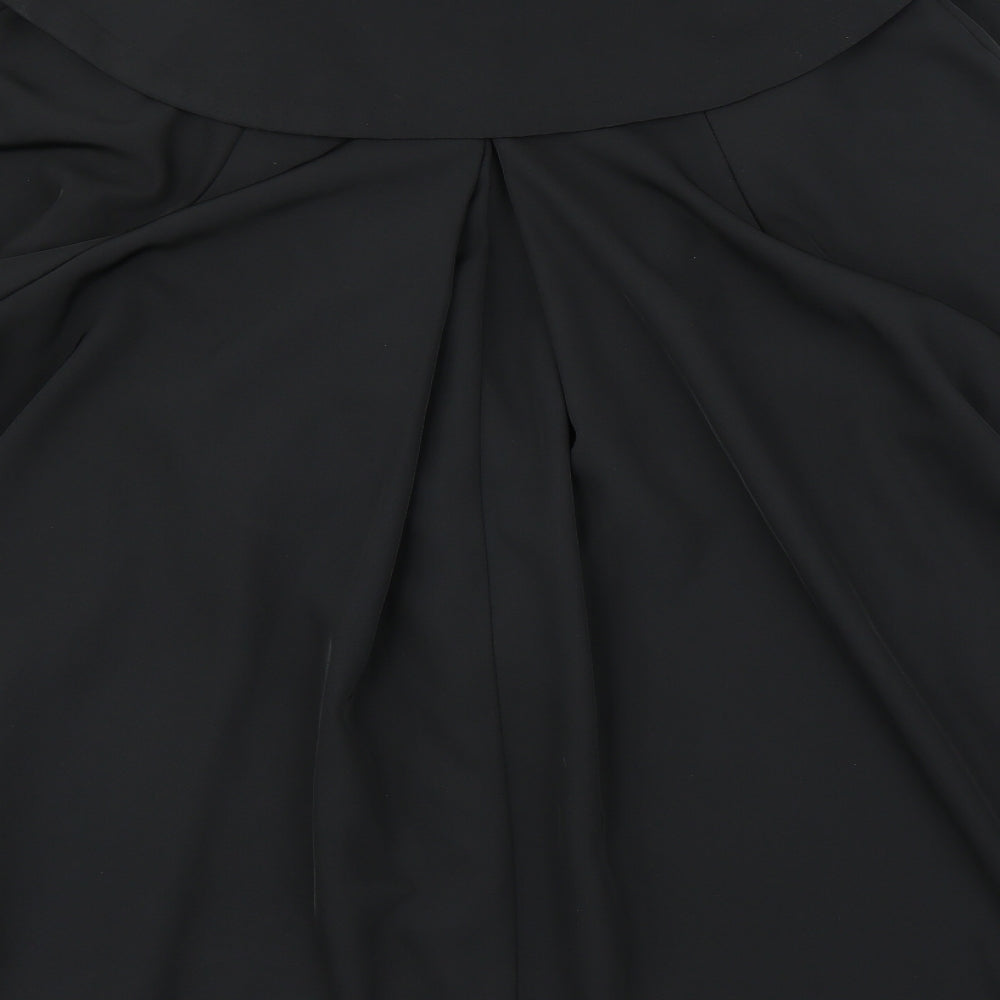 Solo Womens Black Cape Jumper Size 12