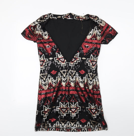 Rare London Womens Black A-Line Size S