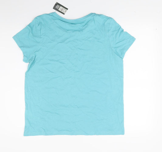 Primark Womens Blue Basic T-Shirt Size M - BANNANAS
