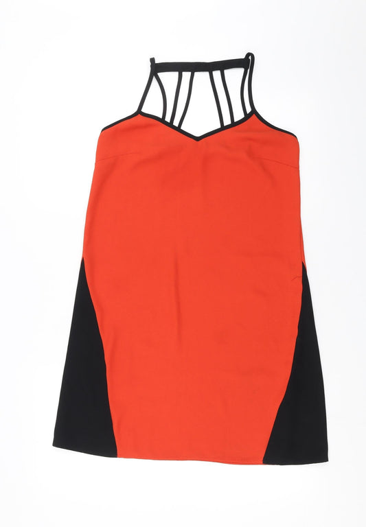 River Island Womens Orange Shift Size 8