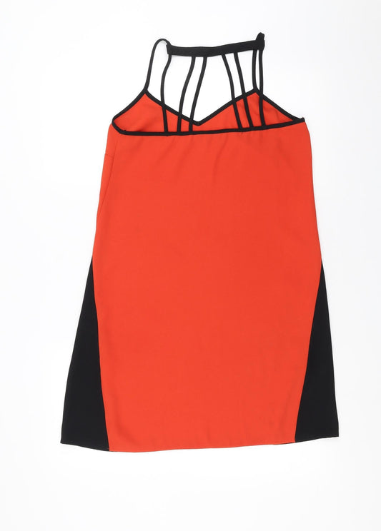 River Island Womens Orange Shift Size 8
