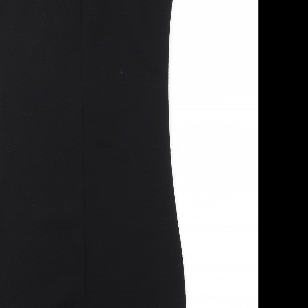 Miss Selfridge Womens Black A-Line Size 8