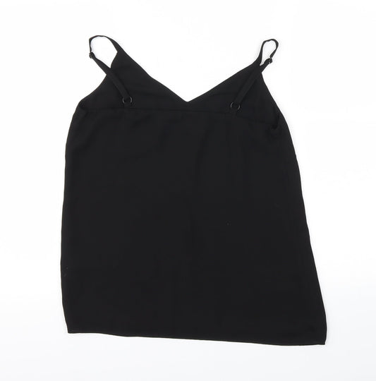 F&F Womens Black Basic T-Shirt Size 8