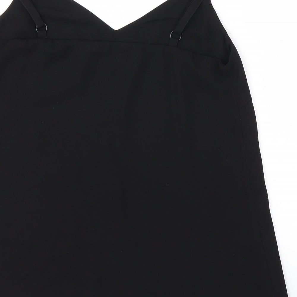 F&F Womens Black Basic T-Shirt Size 8