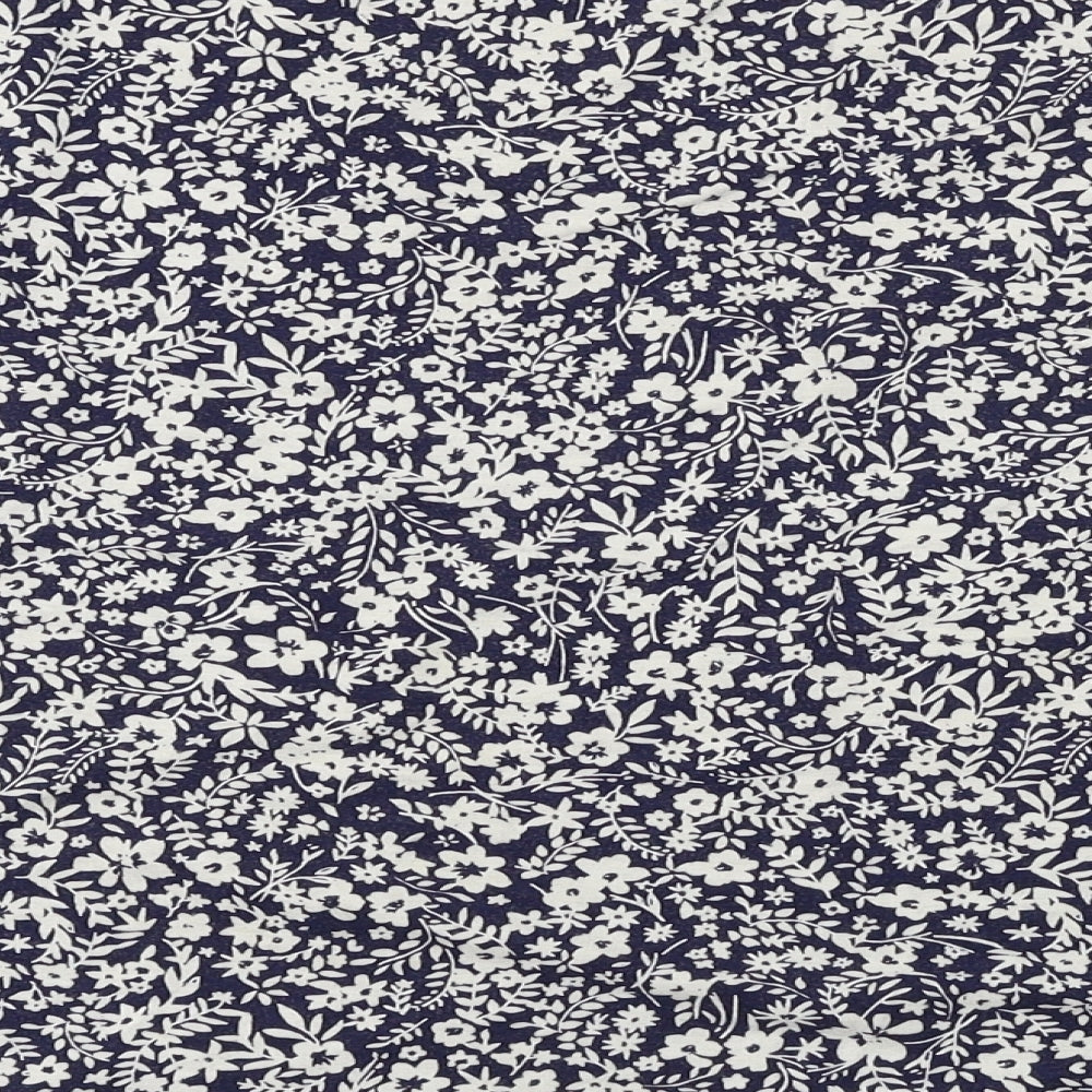 F&F Womens Blue Floral Basic Blouse Size 18