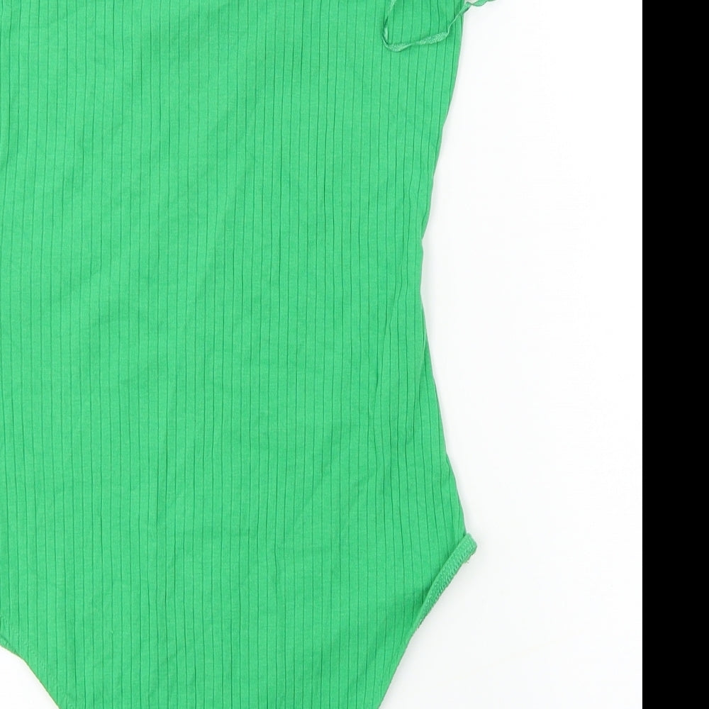 Primark Womens Green Bodysuit One-Piece Size XS
