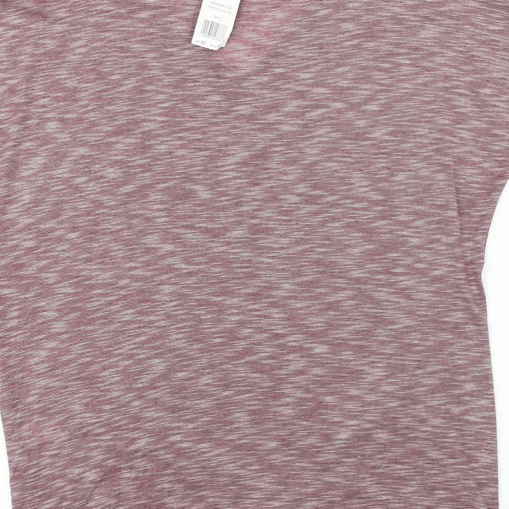 Womens UK Size 12 Select Red Basic T-Shirt