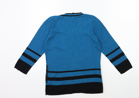 casamia Womens Blue Cardigan Jumper Size S