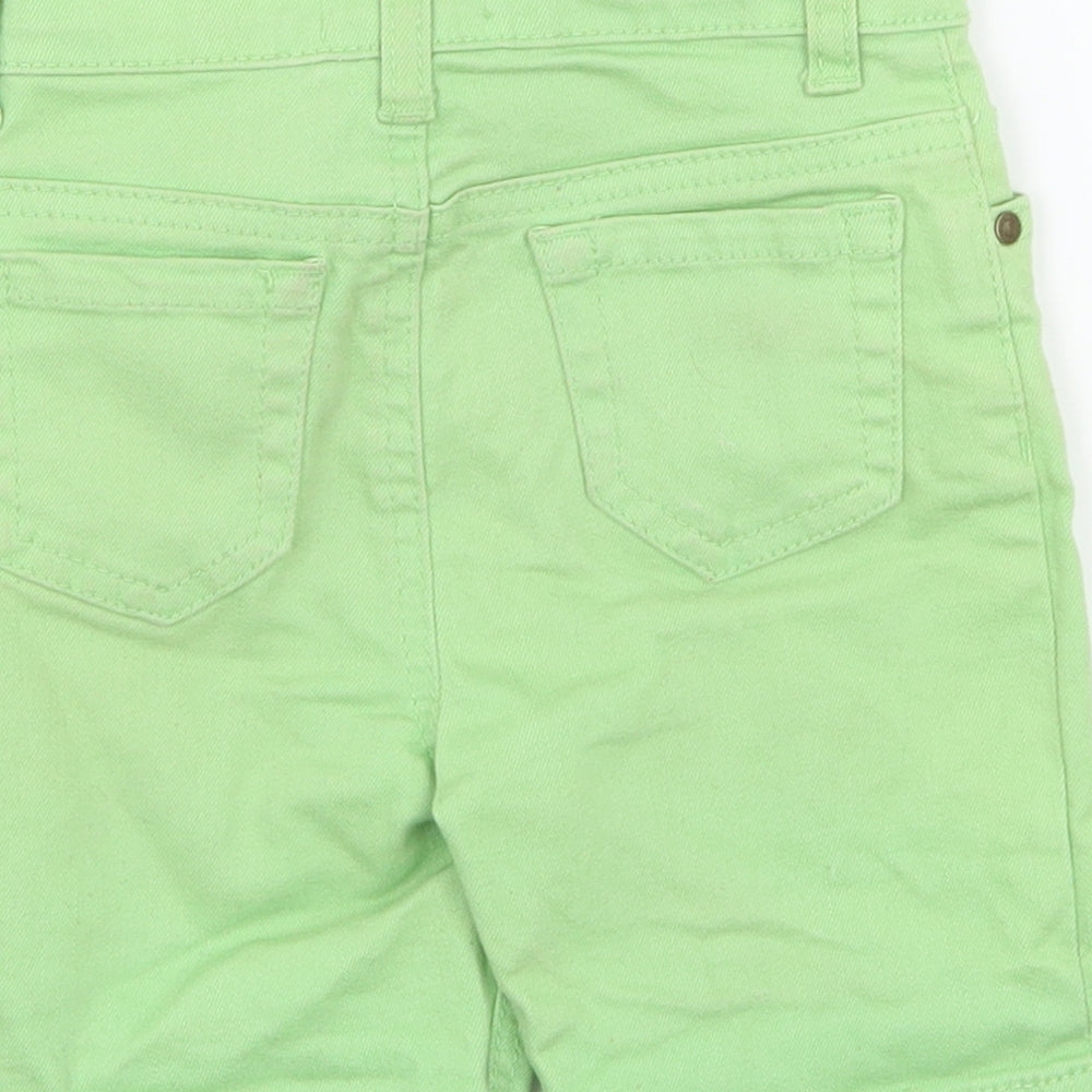 Denim & Co. Boys Green Denim Cargo Jeans Size 12-18 Months