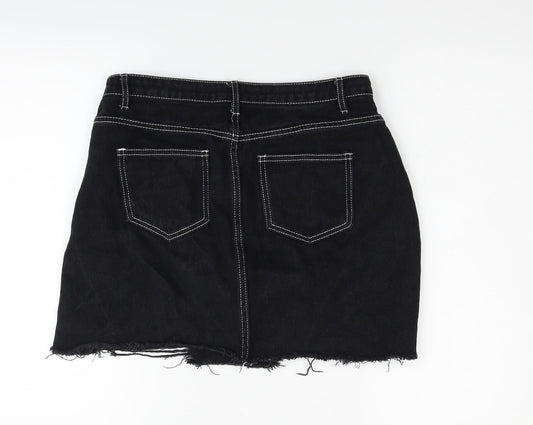 Womens UK Size 12 Misguided Flare Skirt