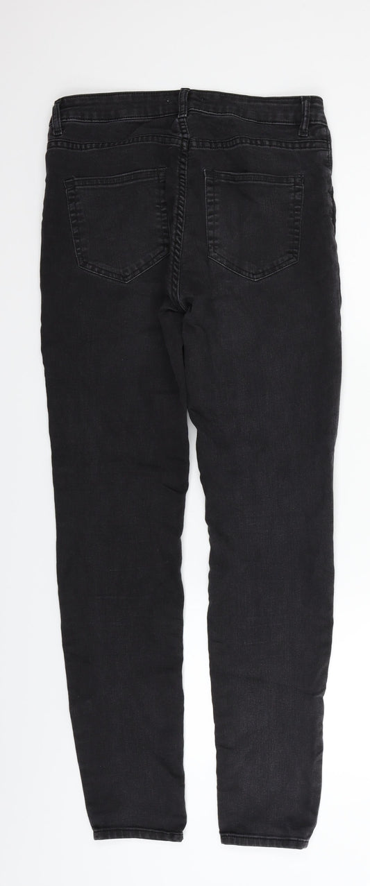 Womens UK Size 10 H&M Regular Fit Grey Trousers