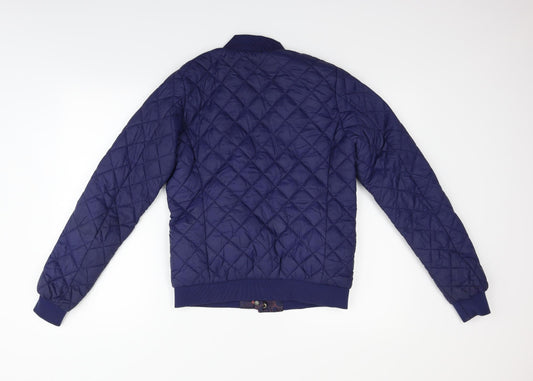 ESMARA Womens Blue Jacket Coat Size 8 - washable mark on arm