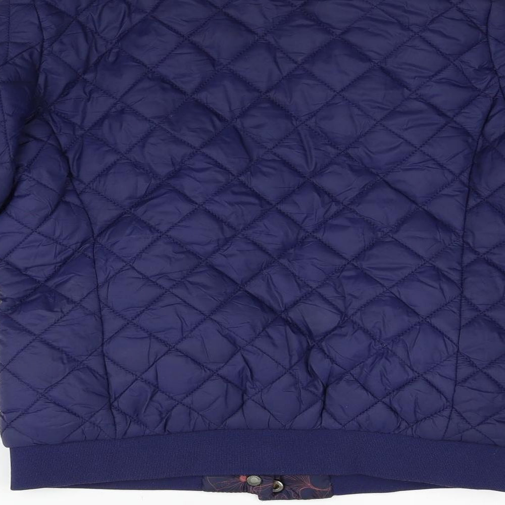 ESMARA Womens Blue Jacket Coat Size 8 - washable mark on arm