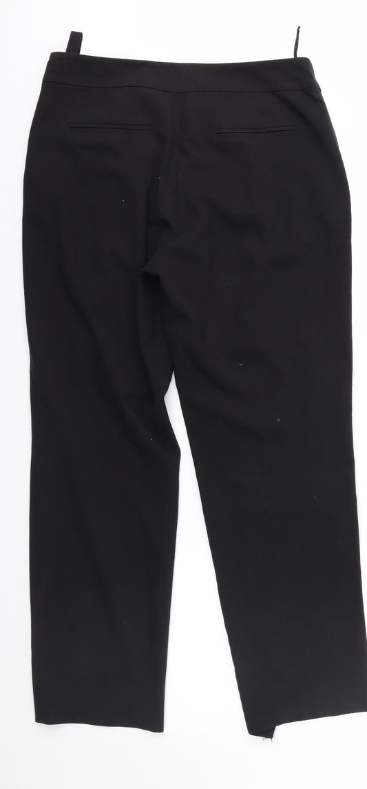 TU Womens Black Trousers Size 12 L28 in
