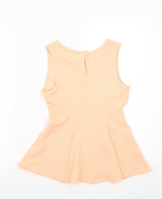 Primark Womens Orange Basic T-Shirt Size 6