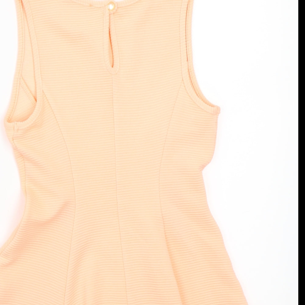 Primark Womens Orange Basic T-Shirt Size 6