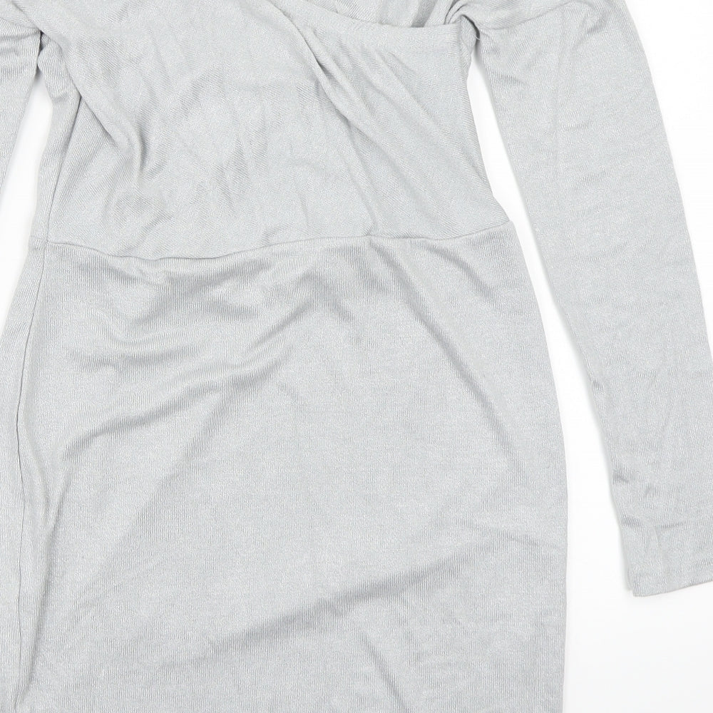 Preworn Womens Grey A-Line Size M
