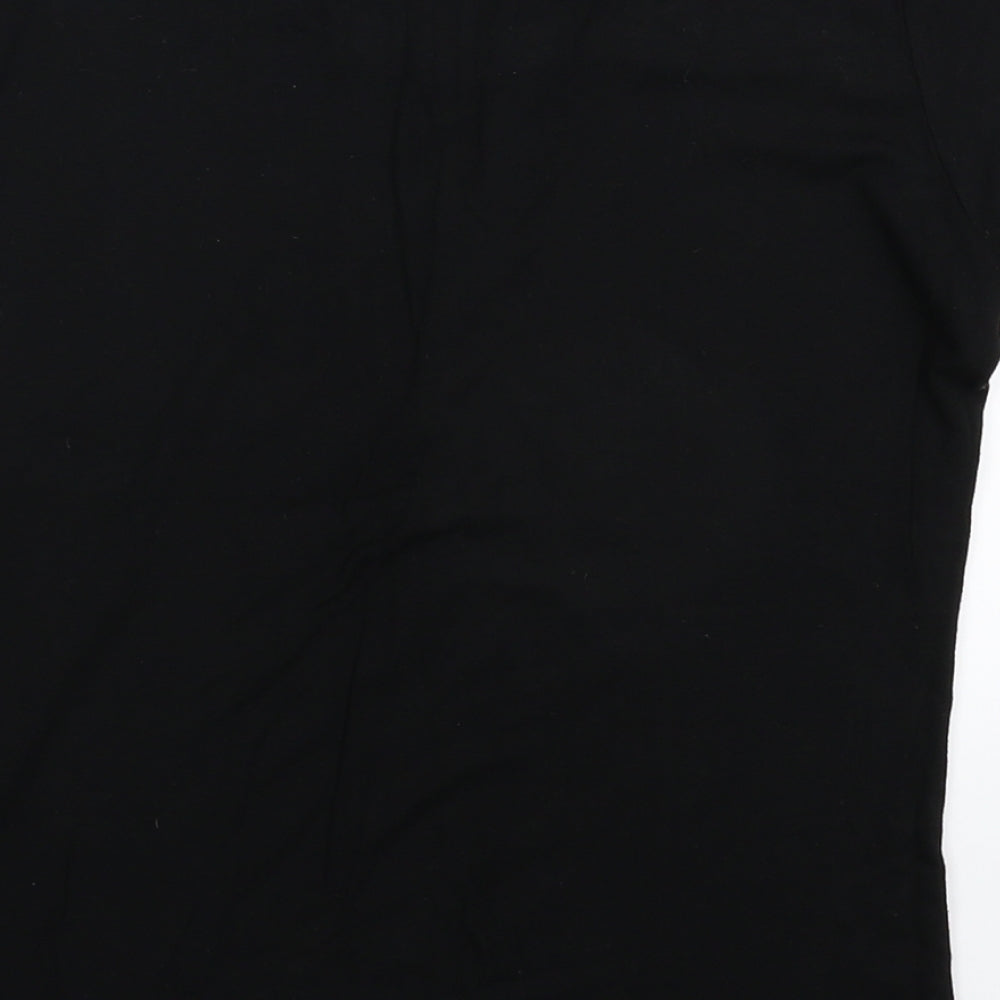 Foxy Womens Black Basic T-Shirt Size M