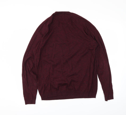 NEXT Mens Red Pullover Jumper Size M