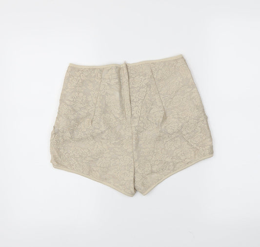 MNG Womens Beige   Hot Pants Shorts Size S