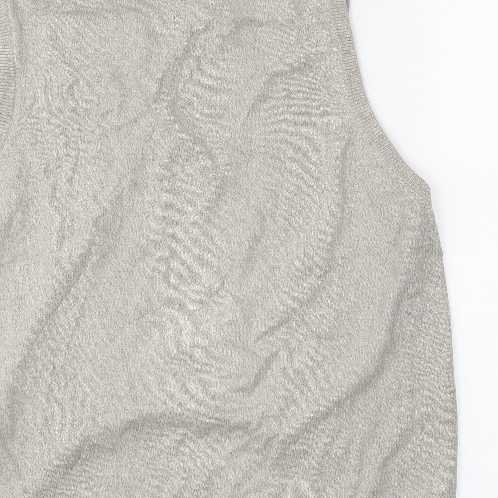 M&S Mens Beige Pullover Jumper Size L