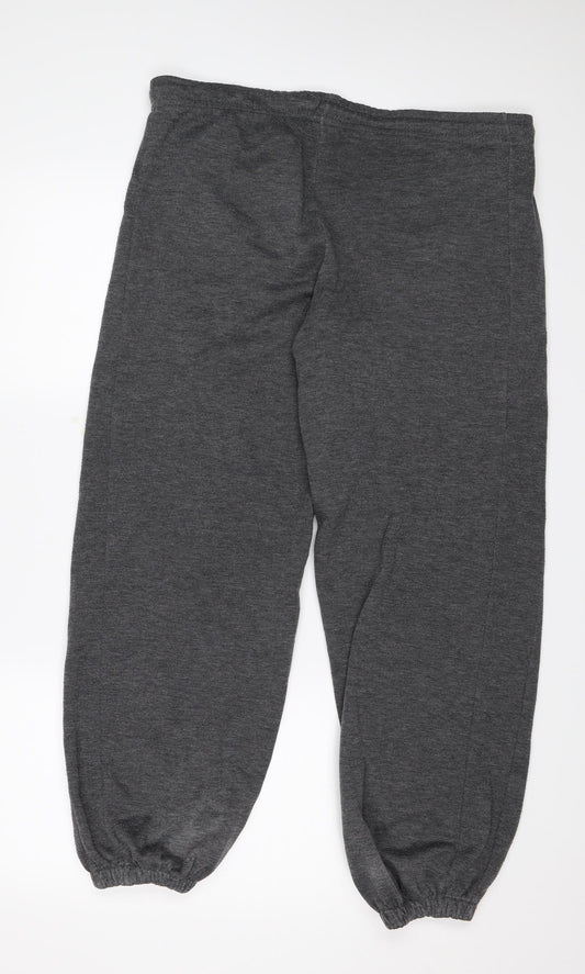 Donnay Mens Grey Sweatpants Trousers Size S L28 in