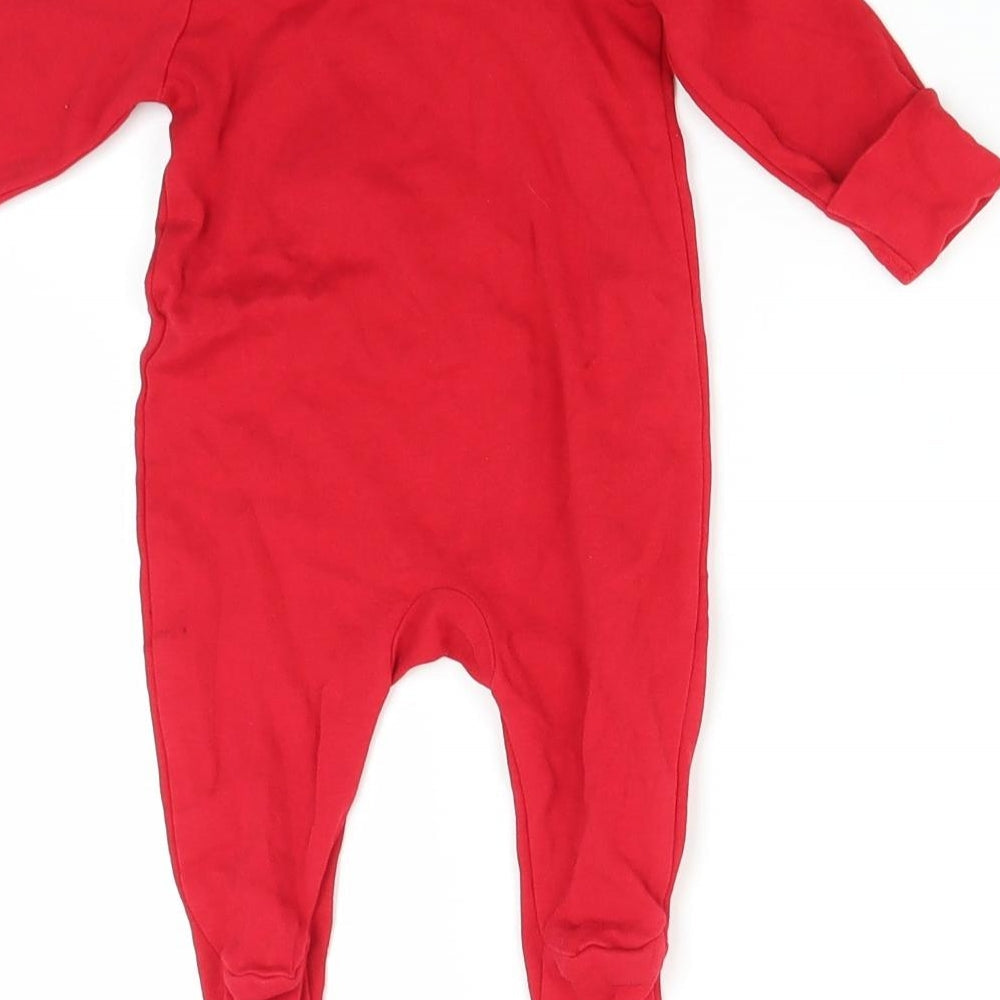 TU Baby Red Babygrow One-Piece Size 0-3 Months
