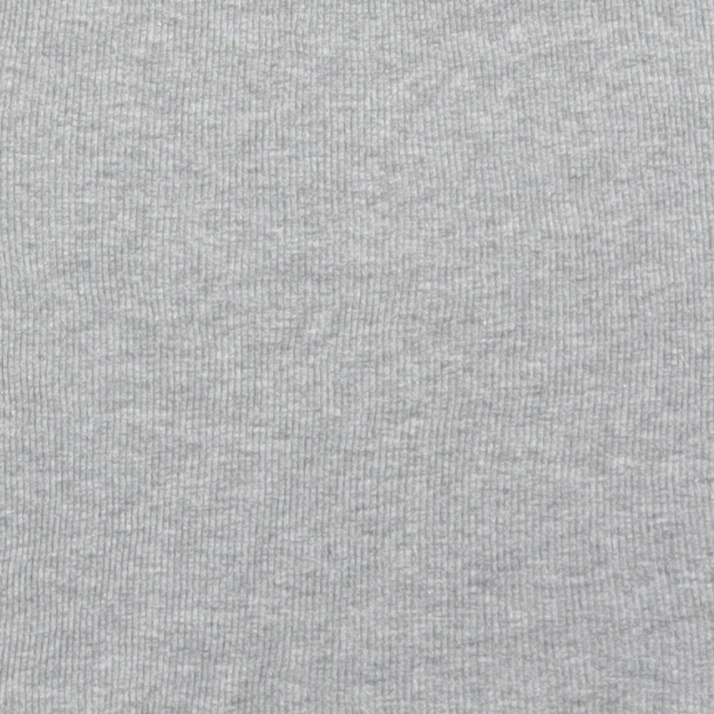 Womens UK Size 10 Atmosphere Grey Basic T-Shirt