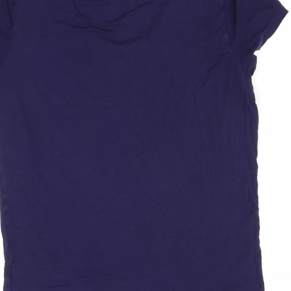 George Womens Purple Basic T-Shirt Size 6