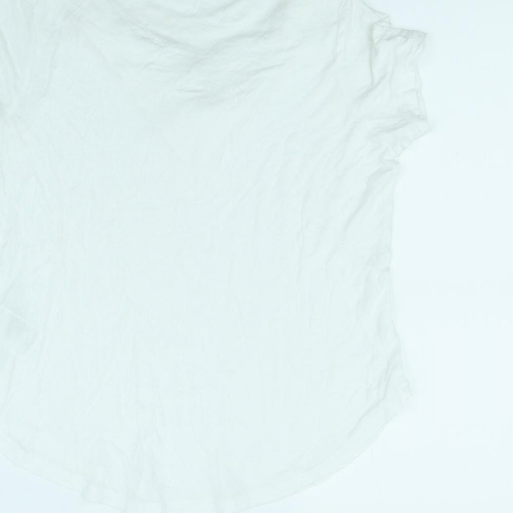 Womens UK Size S H&M White Basic Tank