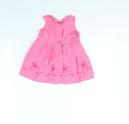 NEXT Girls Pink Fit & Flare Size 12 Months