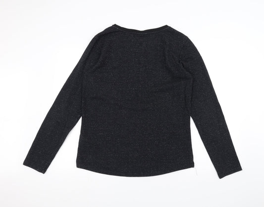 Back view of Maison Scotch women’s blue jumper, size M