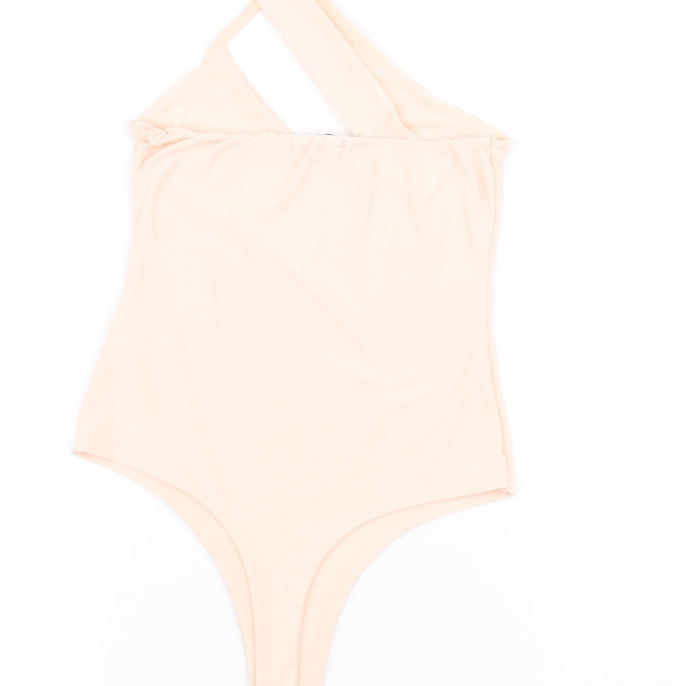 PRETTYLITTLETHING Womens Pink Basic T-Shirt Size 6