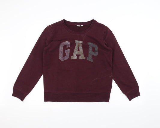Gap Womens Purple Pullover Jumper Size M