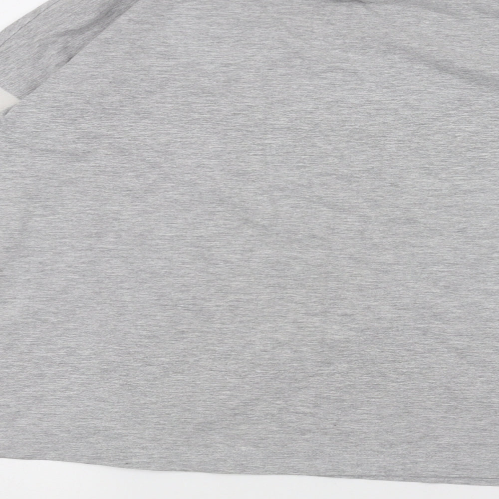 Preworn Girls Grey Basic T-Shirt Size 15 Years - this girl loves sleep