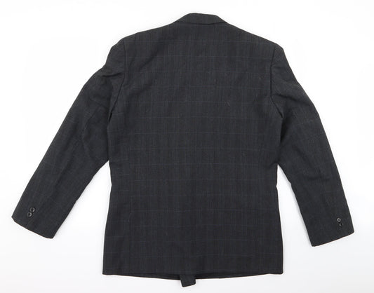 Mens UK Size L Burton Black Overcoat