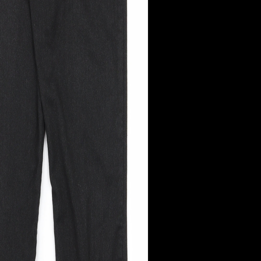 George Mens Black Trousers Size 16 L24 in