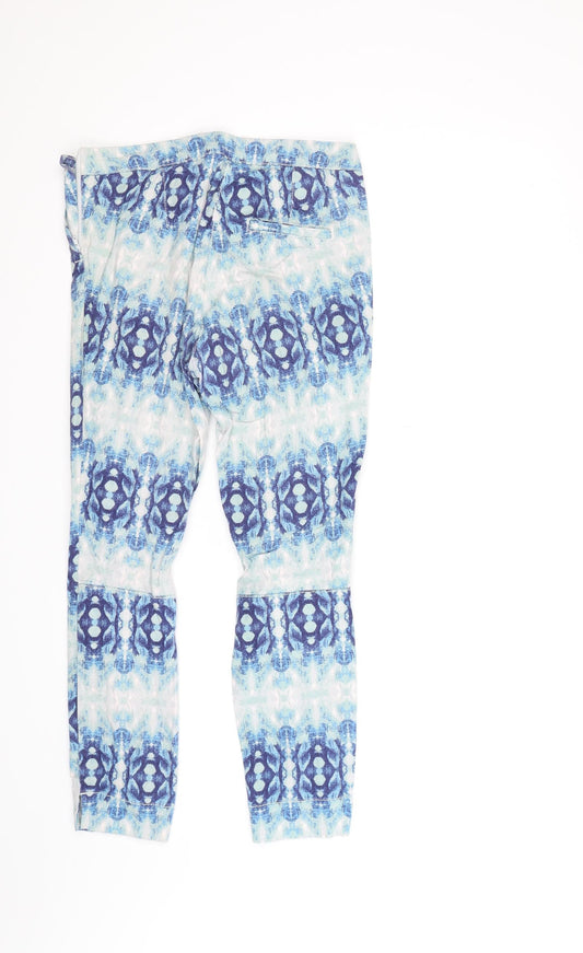 Womens UK Size 6 H&M Regular Fit Blue Trousers