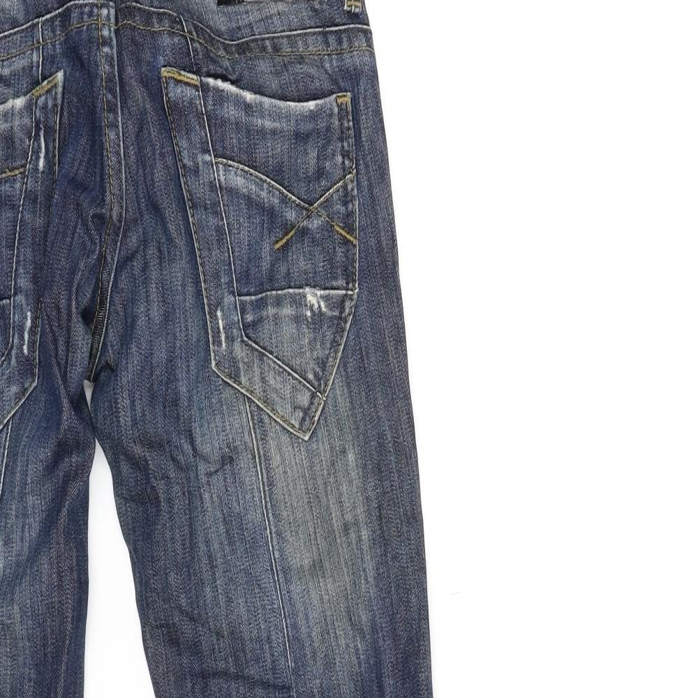 Edward Womens Blue Denim Straight Jeans Size 26 in L28 in