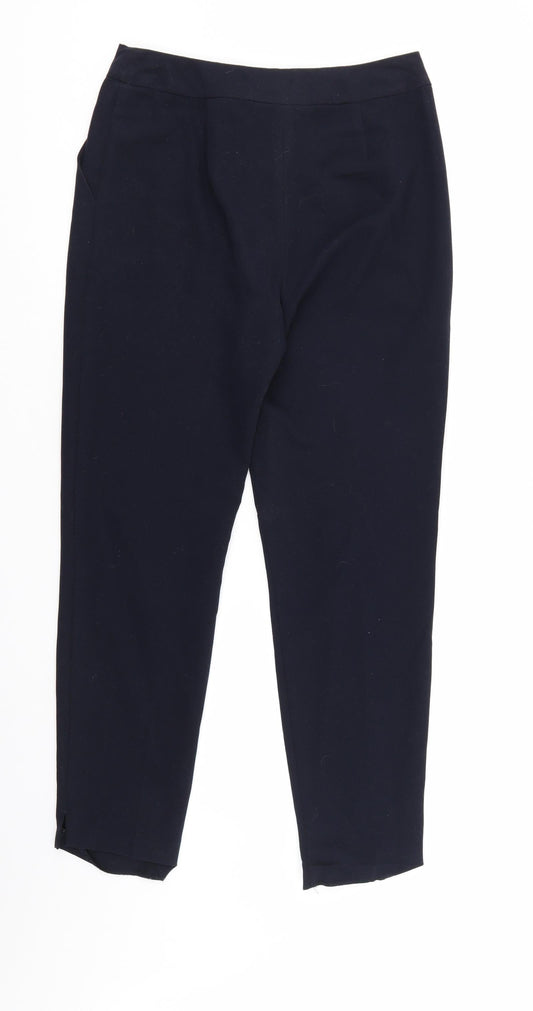 F&F Womens Blue Trousers Size 8 L27 in