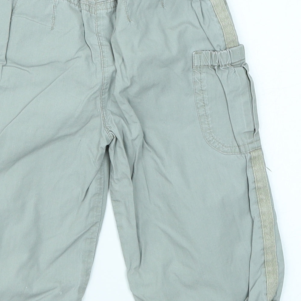 /mothercare Baby Grey Cargo Trousers Size 9-12 Months
